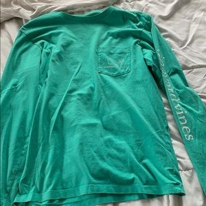 Teal Vineyard Vines Long Sleeve